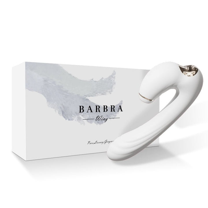 barbra wing g-spot and clitoral vibrator sex toys for women with box
